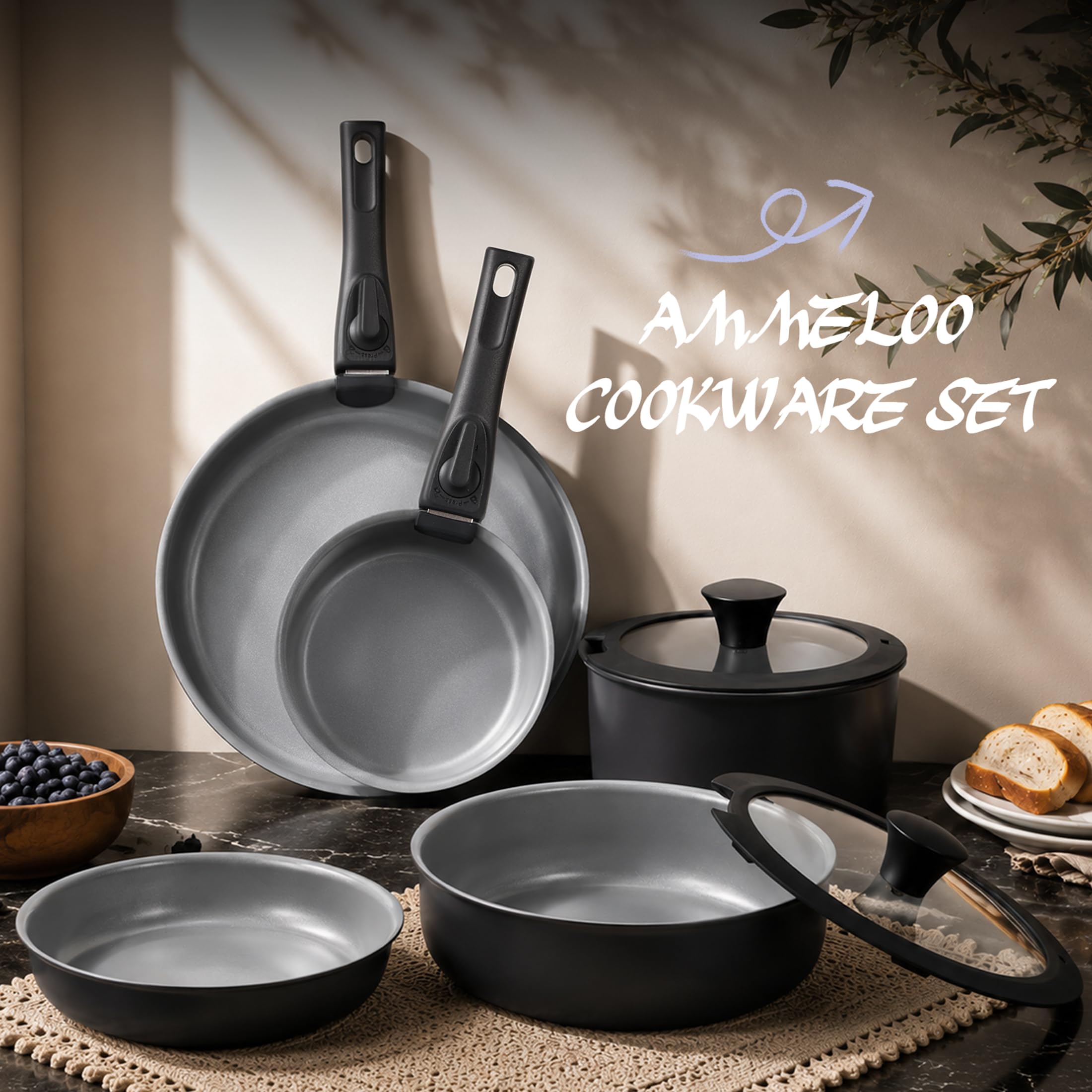 Ammeloo comparaison taille montre volume utile des casseroles