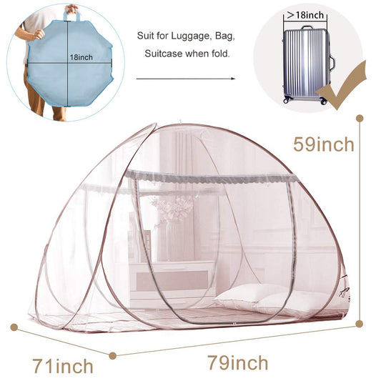AMMER gros plan maille polyester respirante bloque moustiques