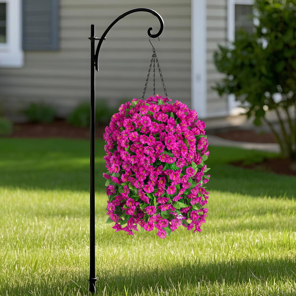 Ammyoo décor de balcon avec panier suspendu rehaussant terrasse