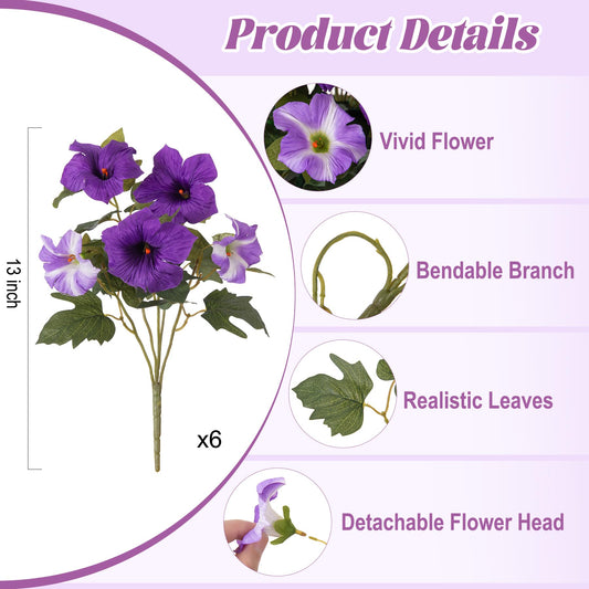 Ammyoo gros plan sur pétunia réaliste montrant texture naturelle
