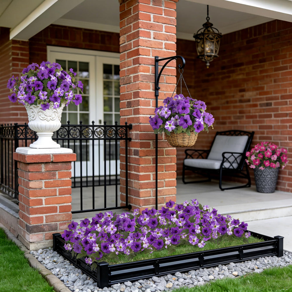 Ammyoo décor de jardinière sur terrasse ajoutant couleur durable