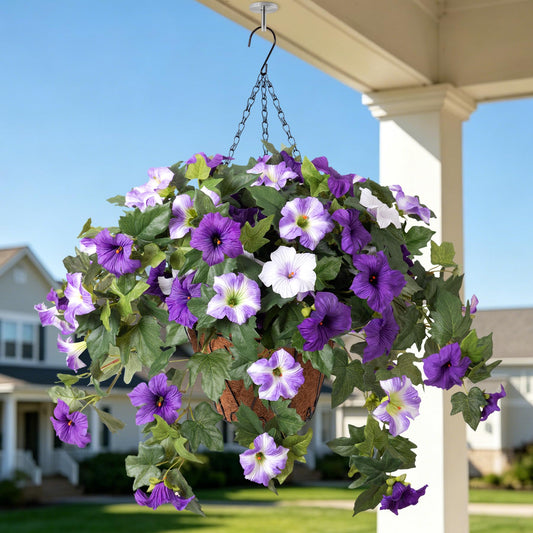 Ammyoo panier face avant montrant fleurs décoratives et impact visuel