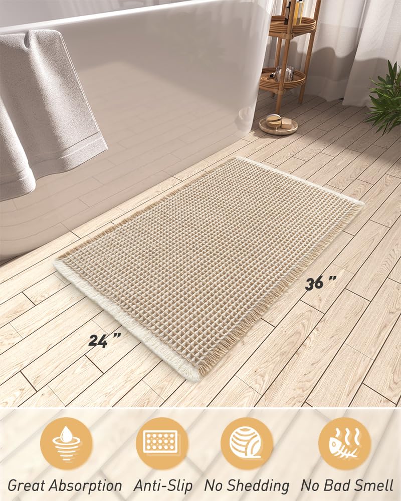 AMOAMI mise en scène salle de bain montrant confort et style bohème