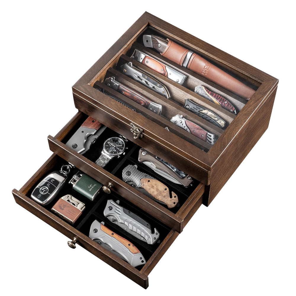 amoard coffret intégré à une décoration intérieure pour valoriser la collection