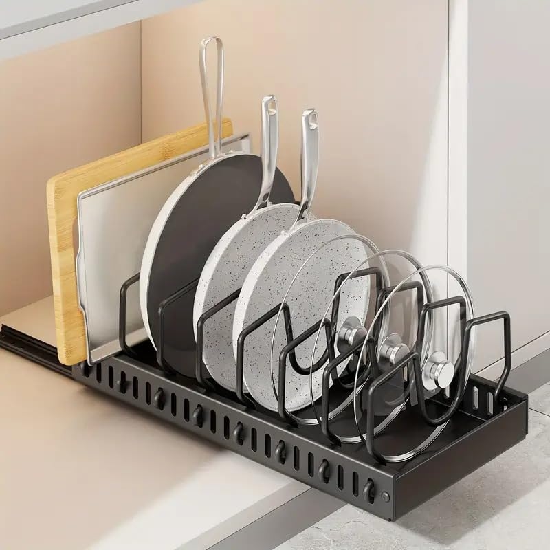 AmoiChic couvercles et plats organisés pour rangement ordonné