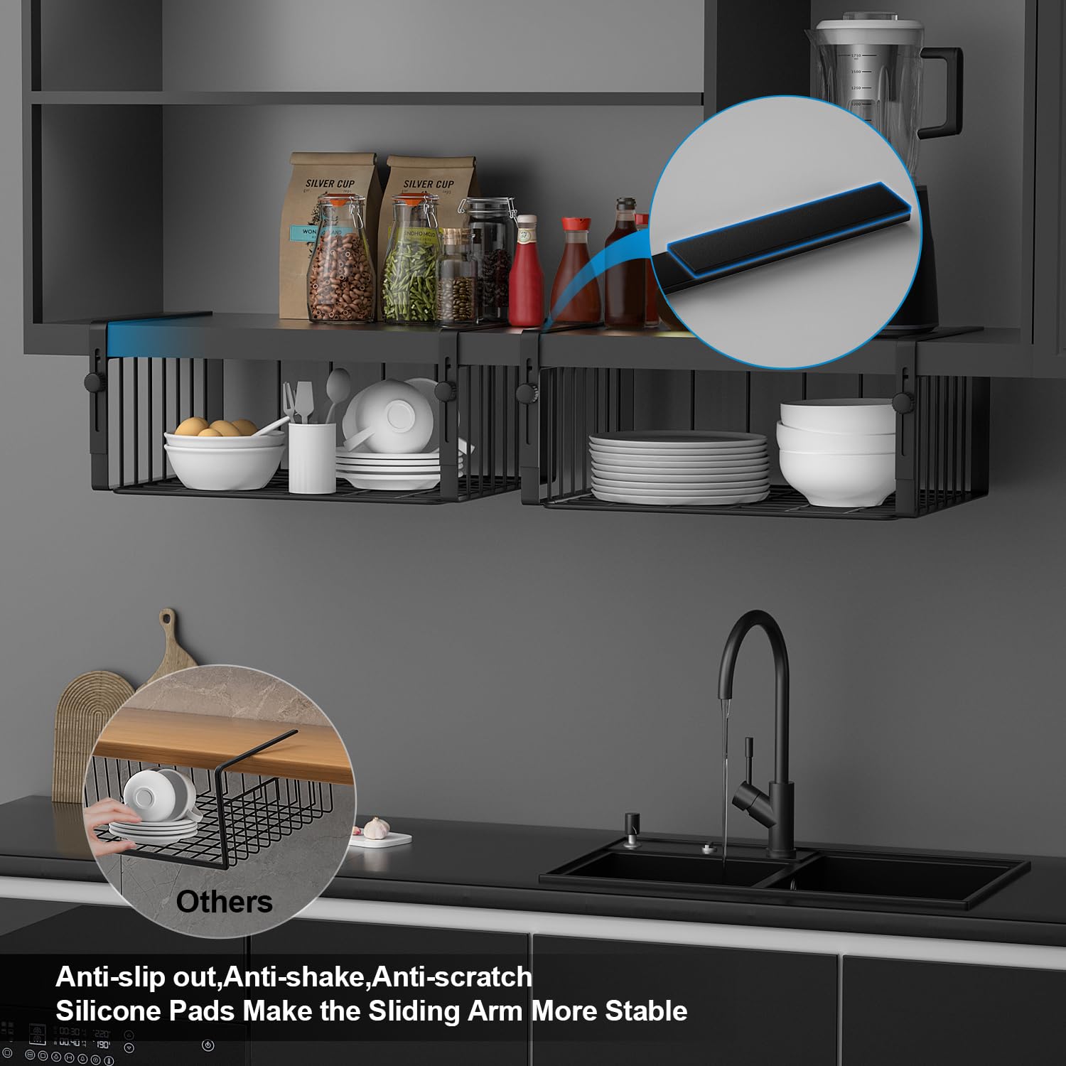 AmonHouseware comparaison taille avec bouteille montrant capacité pratique