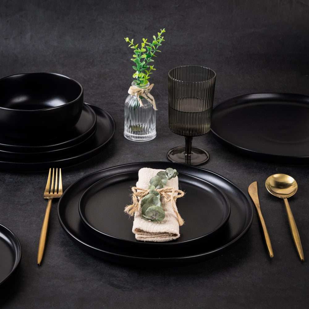 AmorArc assiette étiquette matière indiquant grès cuit haute température