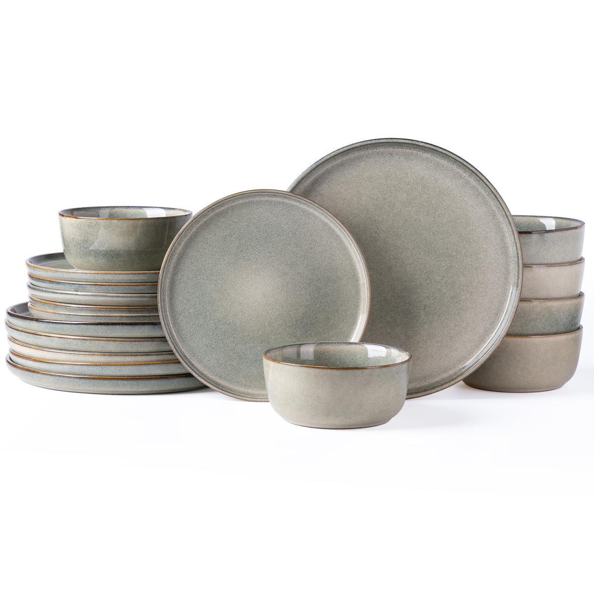 AmorArc assiette plate vue frontale montrant design unique et praticité