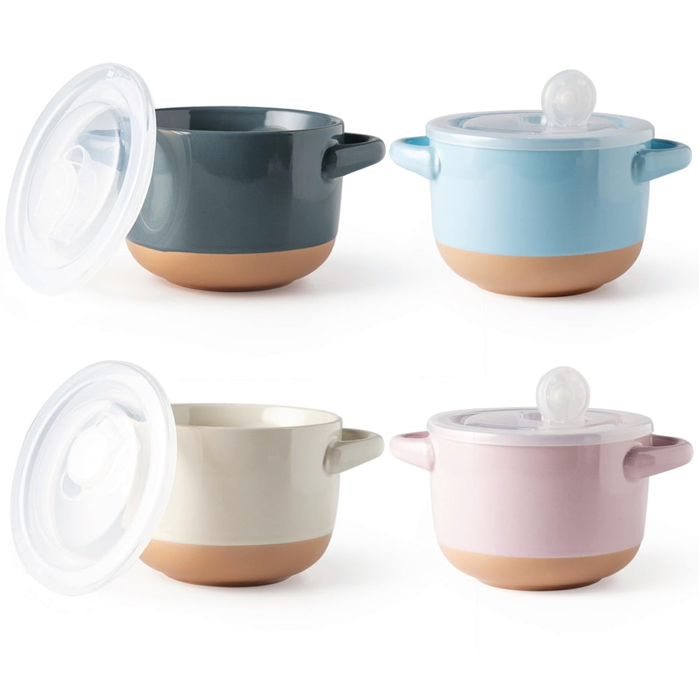 AmorArc bol 24 oz face montrant design et capacité pour repas complet