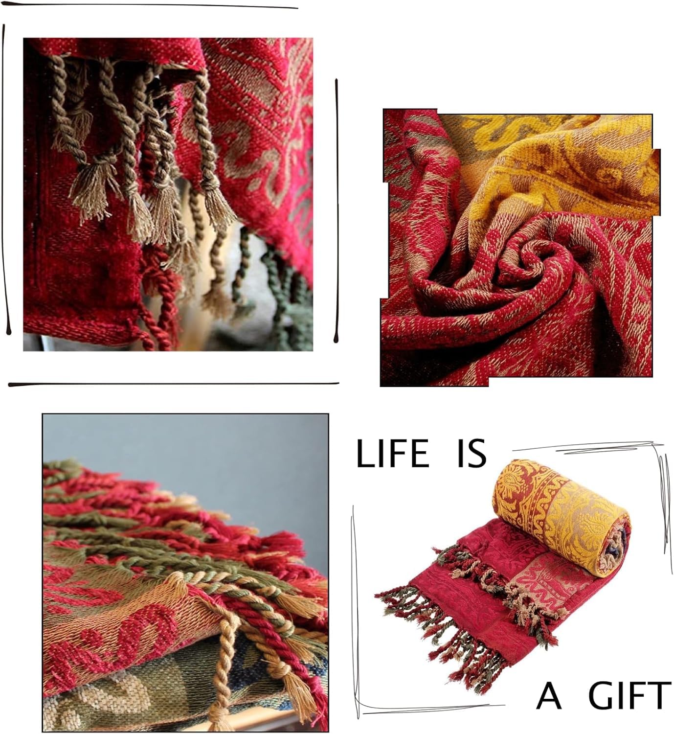 amorus jeté sur lit apportant chaleur et décoration instantanée