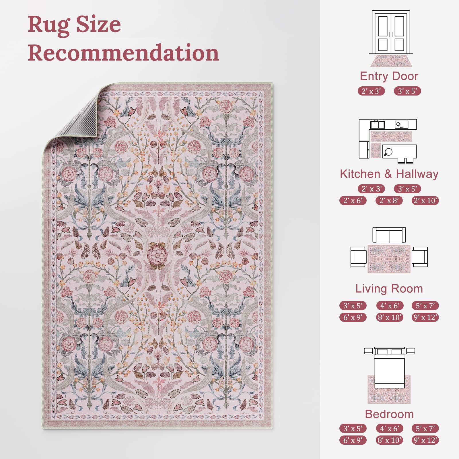 AMTOVO tapis plié compact pour démontrer facilité de rangement