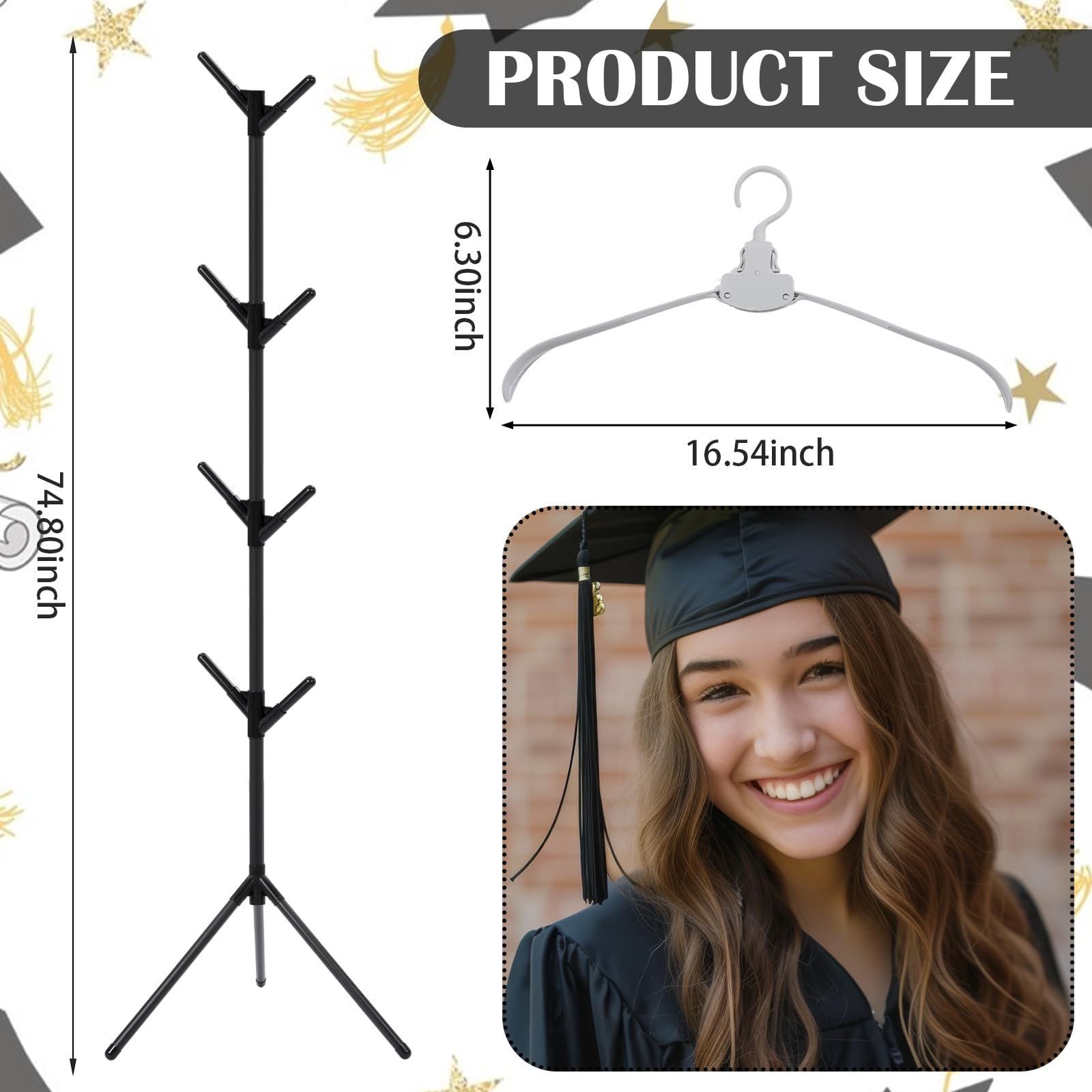 Amyhill cintre pliable détail protégeant la robe et évitant les plis