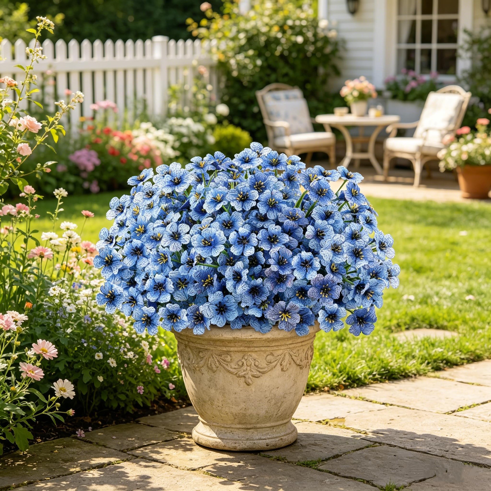 AmyHomie ensemble de 20 bouquets pour couvrir balcons et bordures efficacement