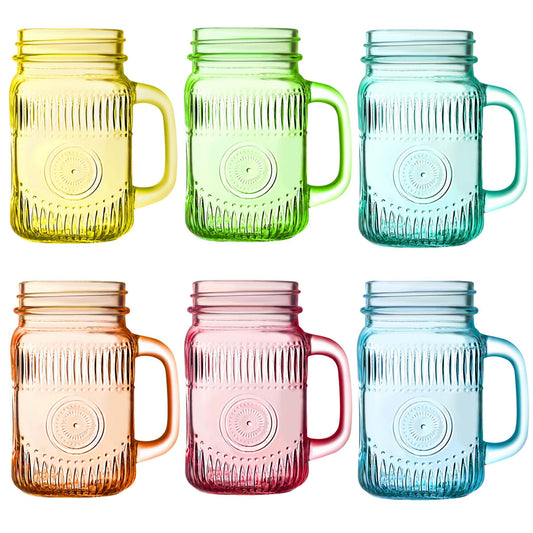 Amzcku verre mason face avant du paquet montrant style vintage et couleurs attrayantes