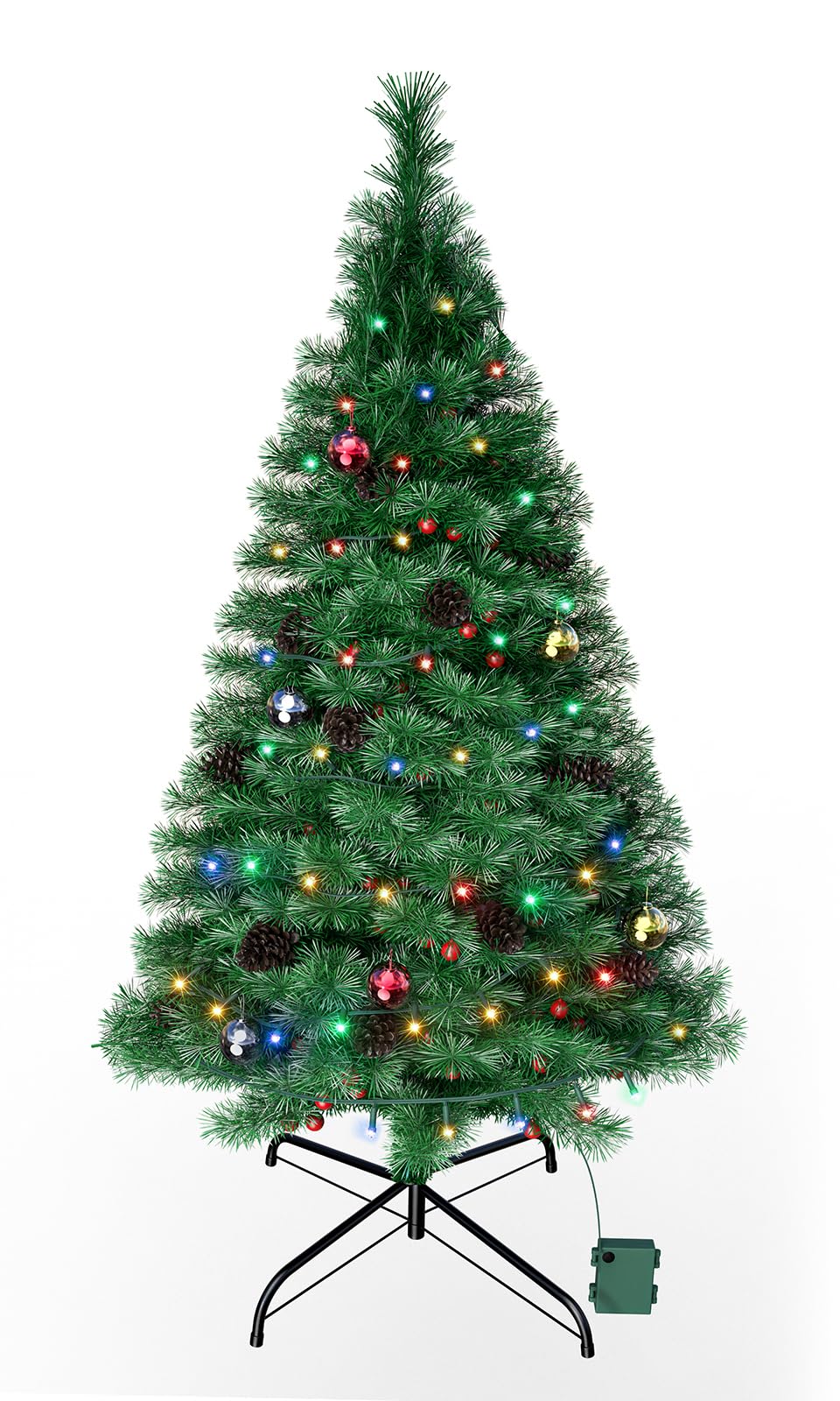 Amzxart sapin de face montrant volume fourni et symétrie