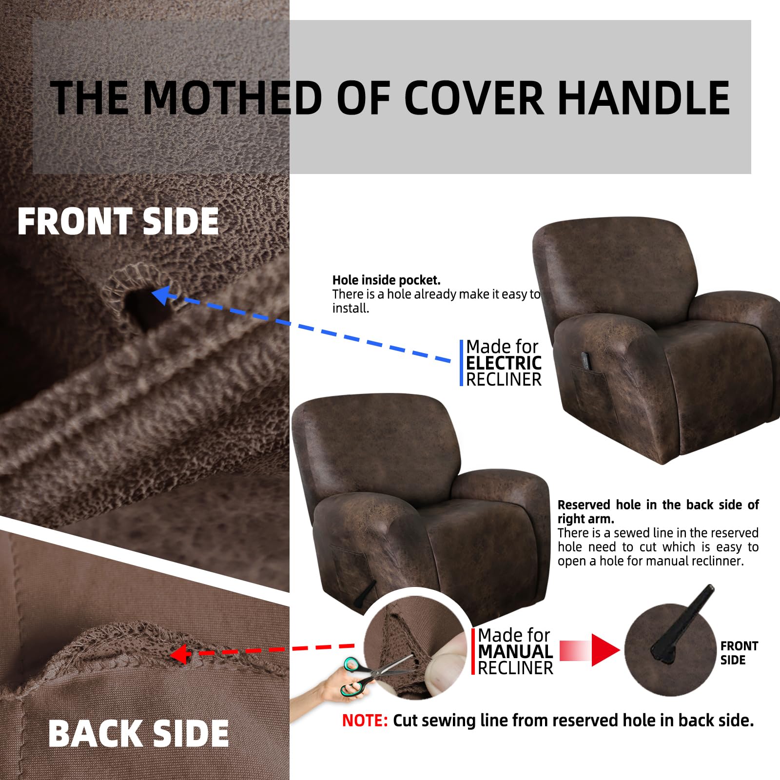 ANARACHON comparaison avant-après, renouveau visuel du fauteuil