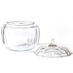 Anchor bocal verre citrouille gros plan sur le couvercle montrant fermeture pratique et hygiène