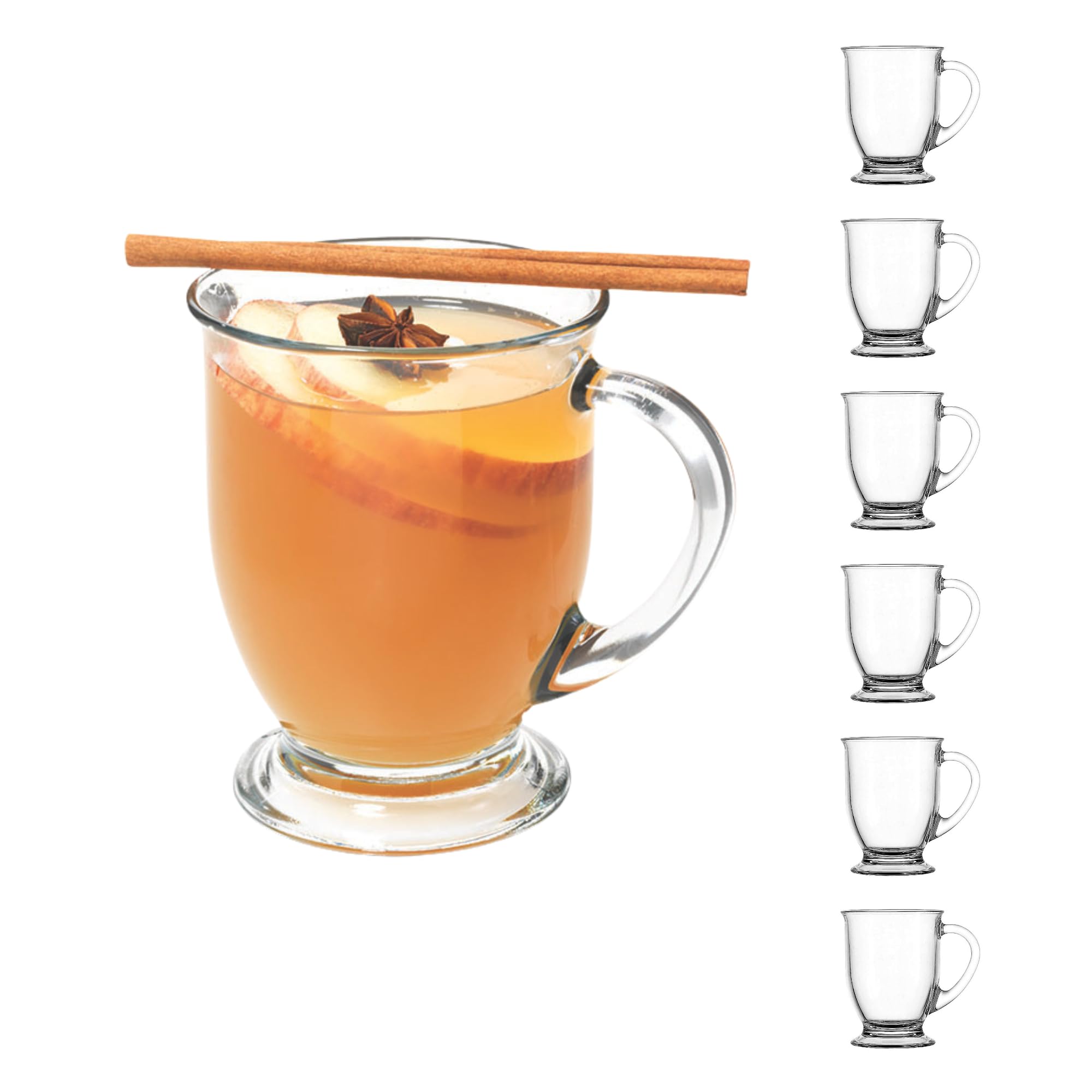 Anchor Hocking mug face avant montrant design clair et capacité généreuse