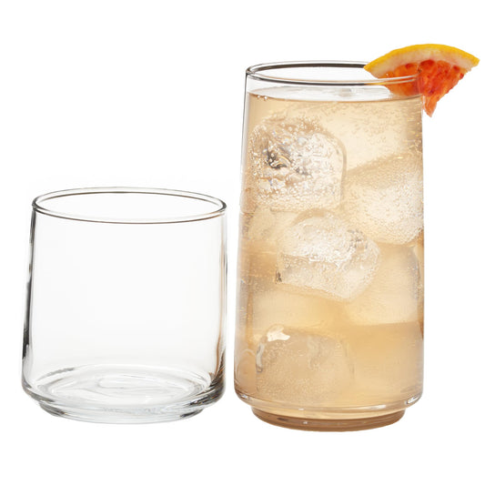 Anchor Hocking verre 12 oz face pour boissons courtes et esthétique nette