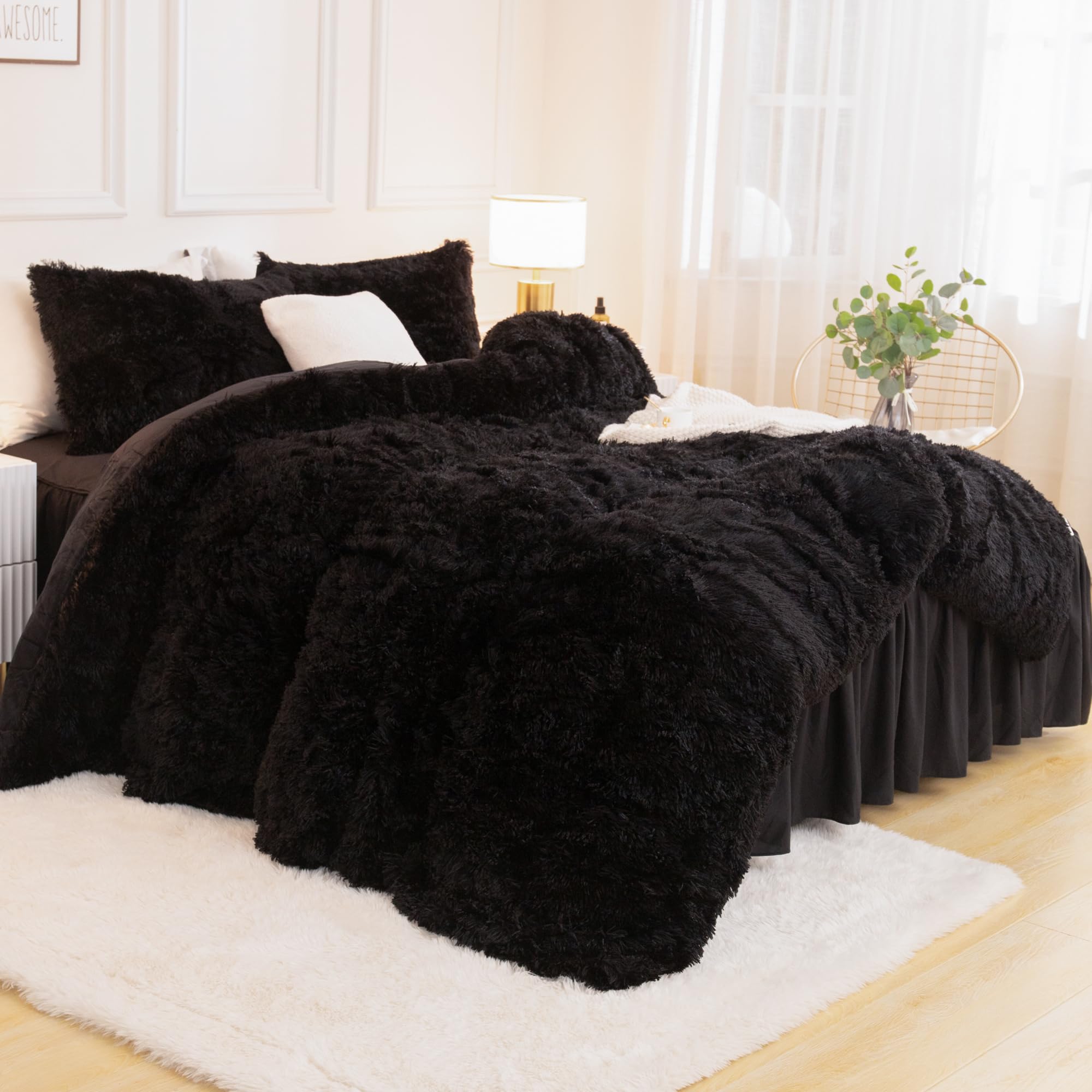 Andency gros plan fourrure synthétique mettant en valeur texture moelleuse