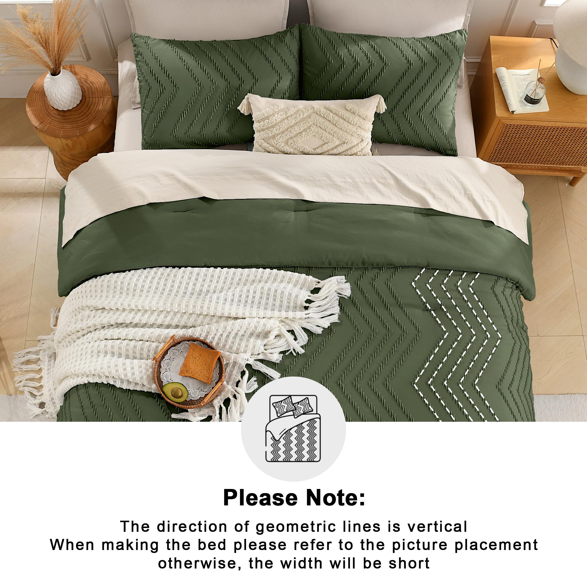Andency couette en chambre moderne, crée une atmosphère chaleureuse