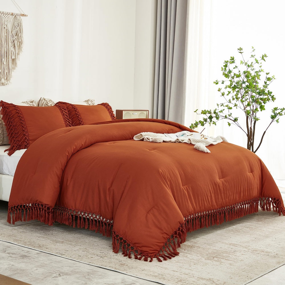 Andency couette installée en chambre créant une ambiance cosy et accueillante