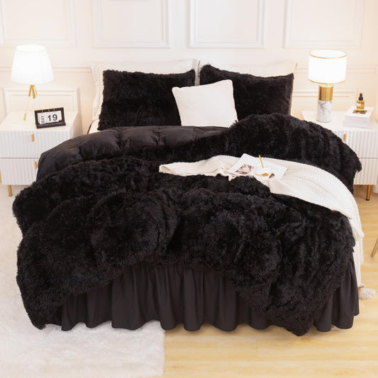 Andency couette face avant noire montrant look moelleux et modernité