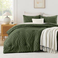 Andency couette face entière olive foncé, habille la chambre avec élégance
