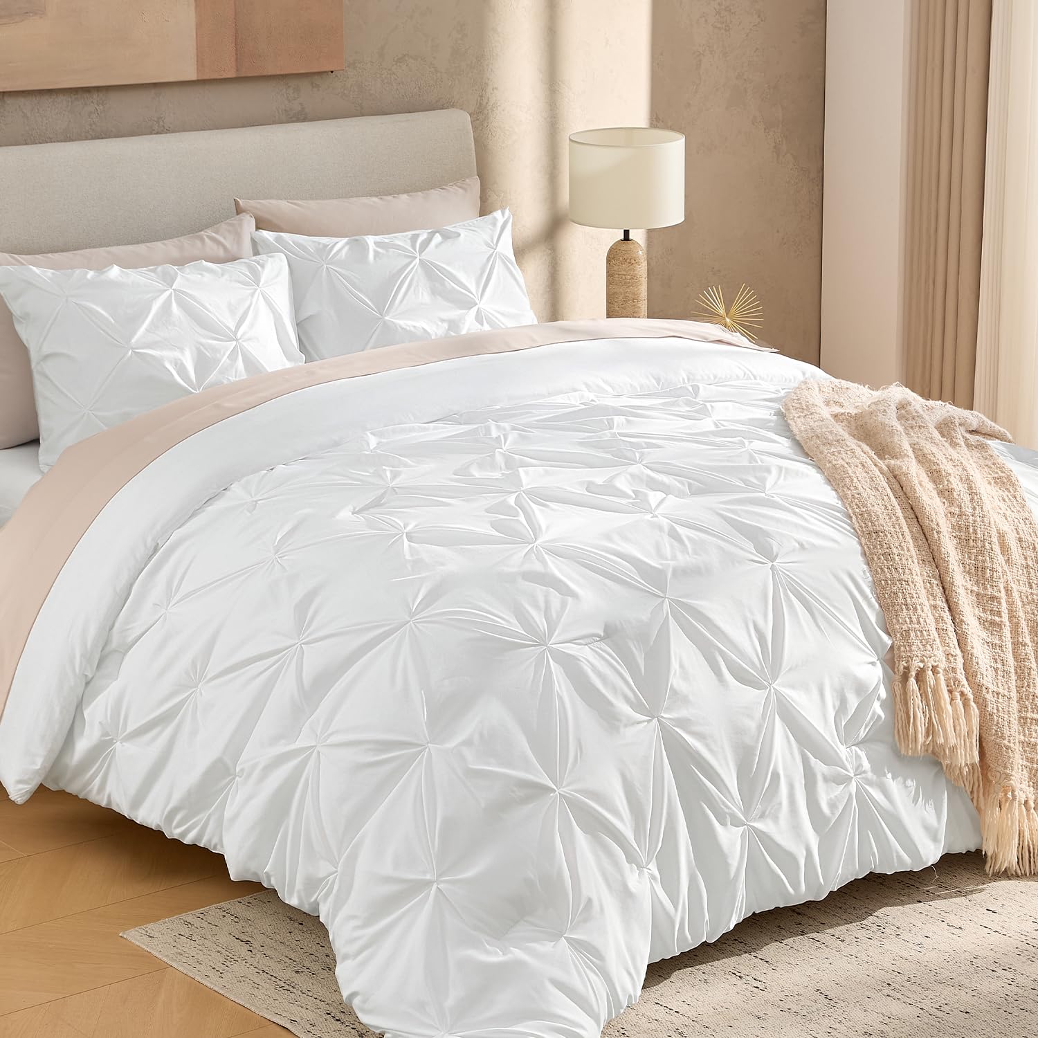 Andency couette California King vue de face apportant élégance