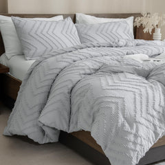 Andency couette king vue frontale, apporte un style moderne et confortable