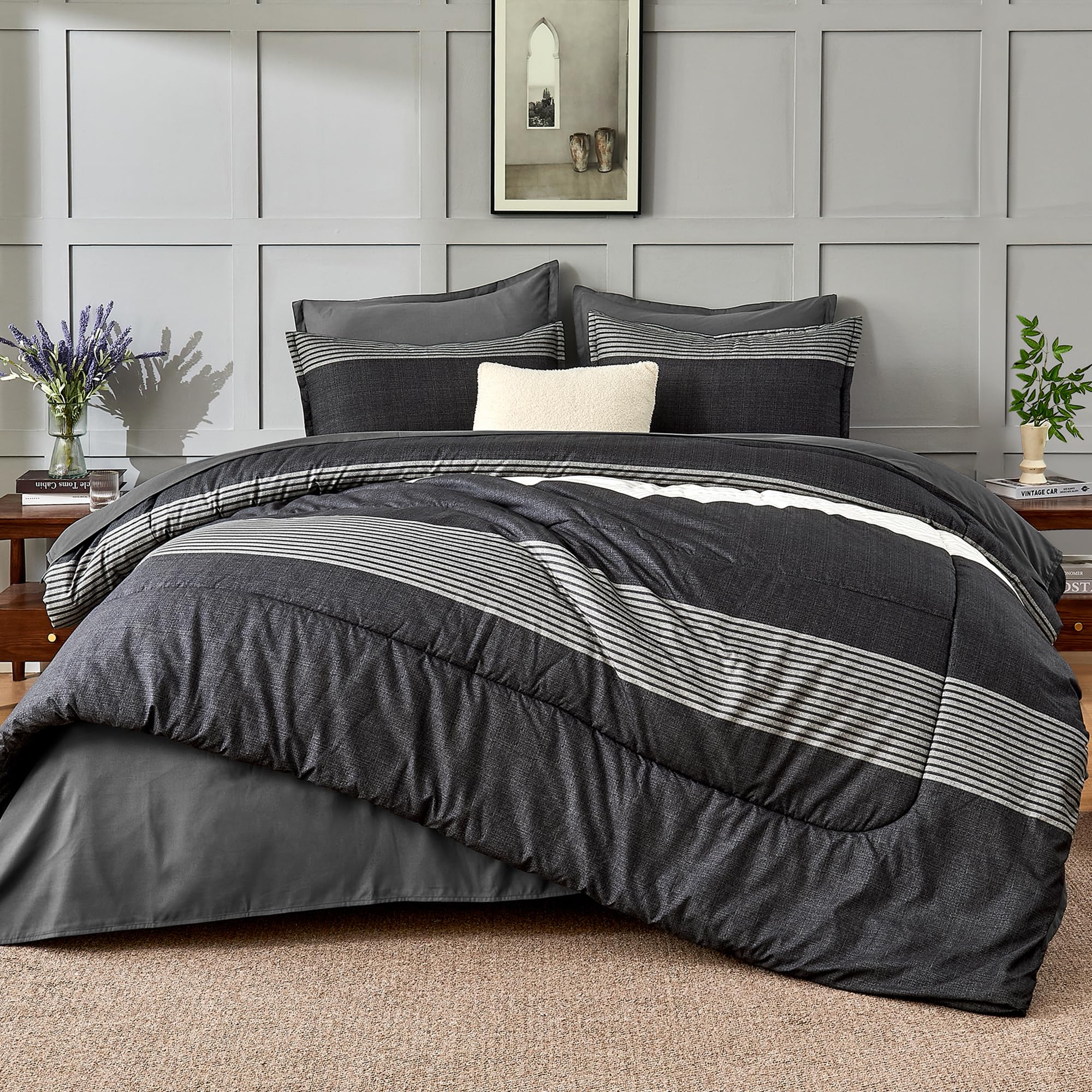 Andency drap-housse ajusté sur coin de matelas, protection et tenue parfaite