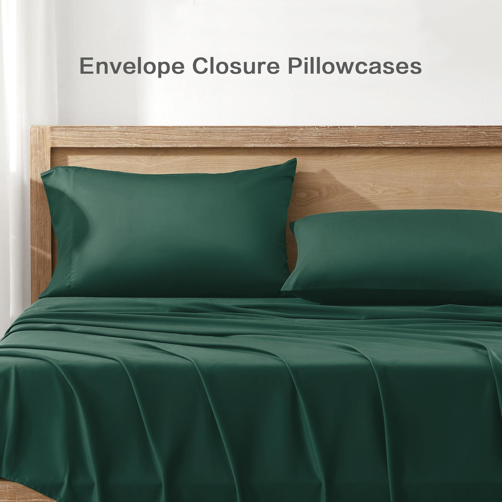 Andency comparaison échelle montrant drap-housse sur matelas épais ajustement fiable