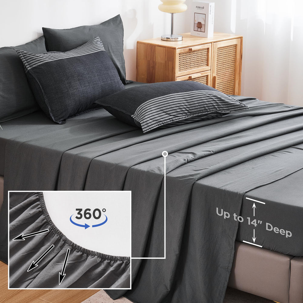 Andency couple utilisant l'ensemble, confort moelleux pour deux personnes