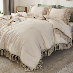 Andency parure couette face entier montrant design bohème et confort