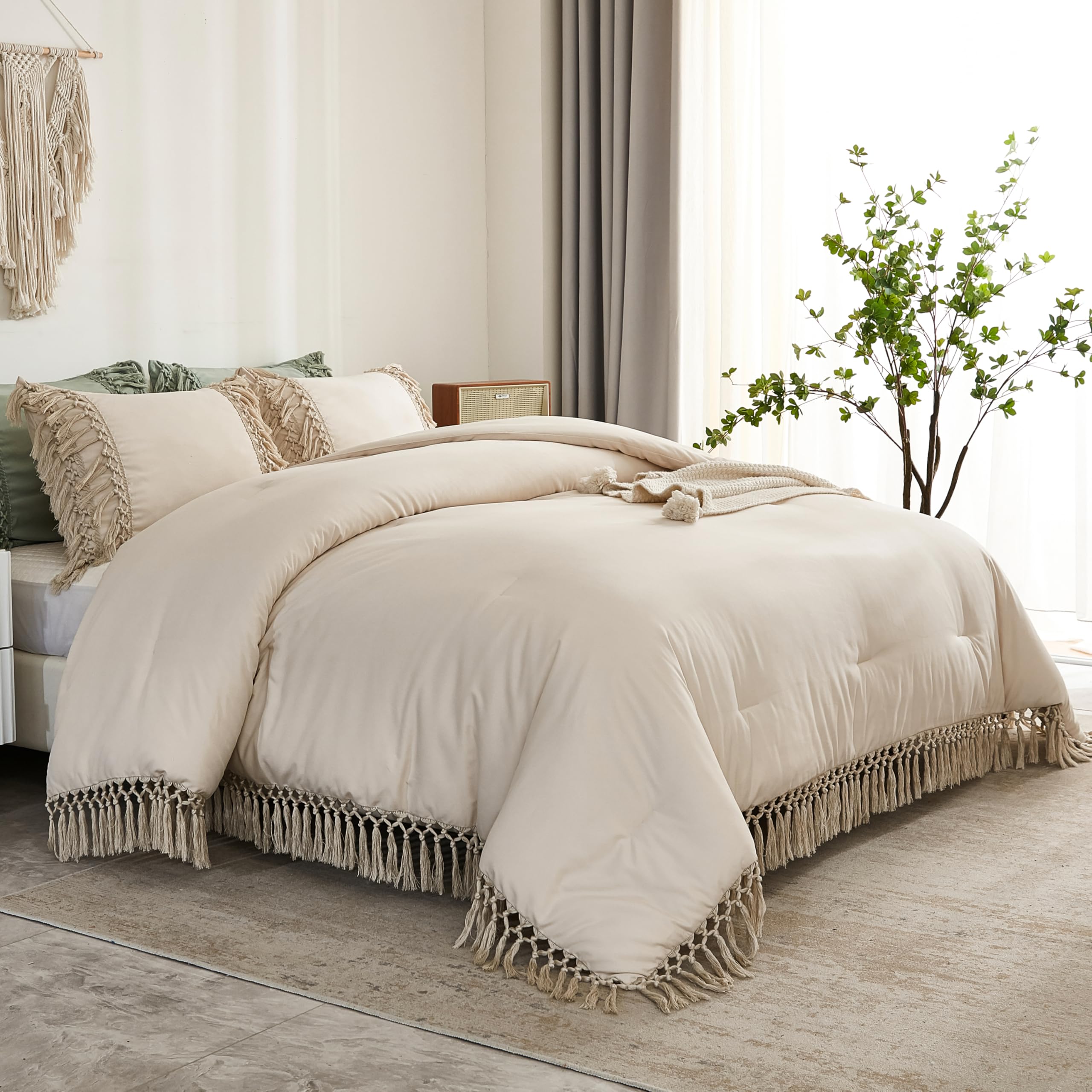 Andency parure en chambre bohème lifestyle créant atmosphère cosy
