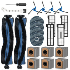 AnDongo vue d'ensemble du kit 22 pièces pour eufy X10 Pro Omni, remplacement complet