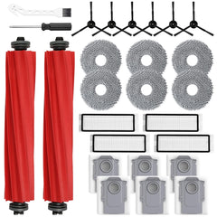 AnDongo emballage avant montrant kit 26 pièces et compatibilité Roborock Q Revo