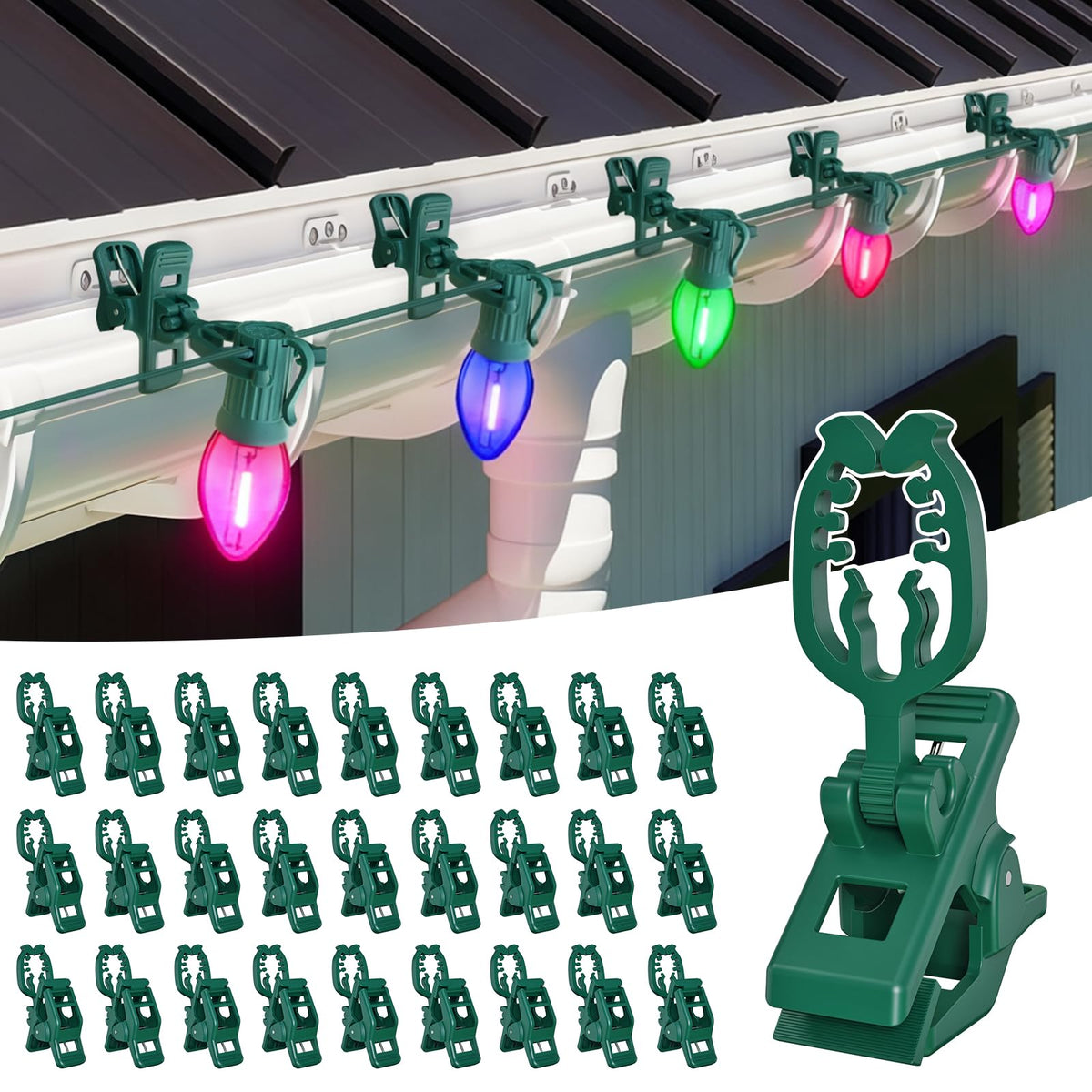 ANGAR vue frontale de l'emballage de 100 clips, solution rapide