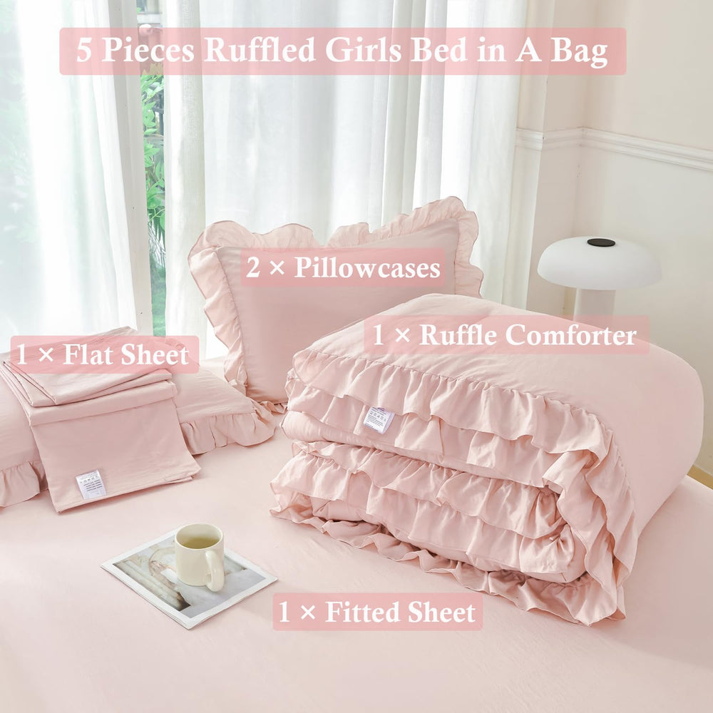 ANGIYUIN parure installée dans chambre enfant illustrant style farmhouse apaisant