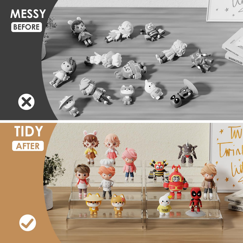 Anglelife figurine Funko Pop exposée sur plusieurs hauteurs pour meilleure visibilité