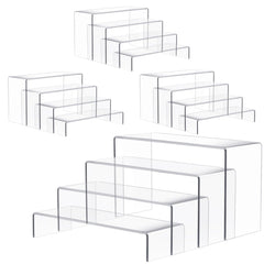 Anglelife emballage ensemble de 16 présentoirs acrylique, vue d'ensemble et contenu