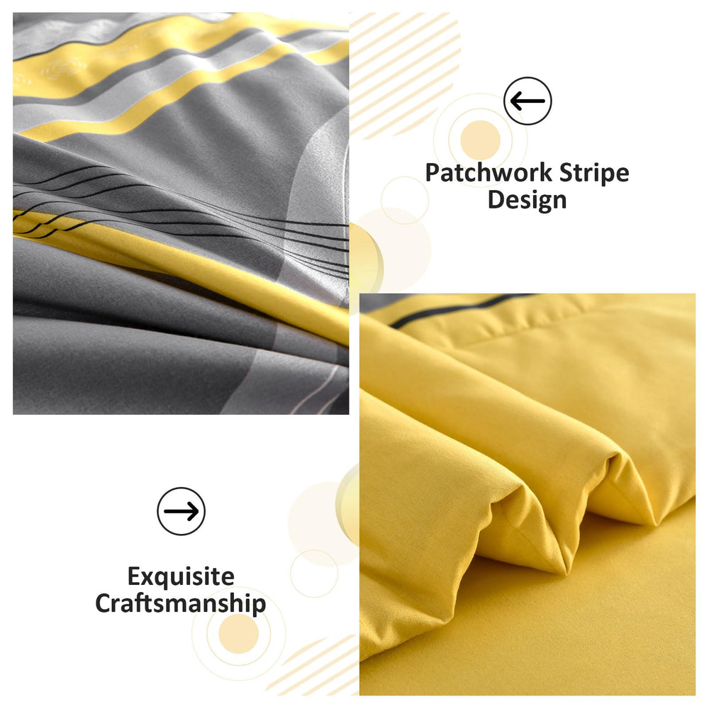 Anibedding parure installée sur lit king visualisant l'effet décoratif et l'harmonie chambre