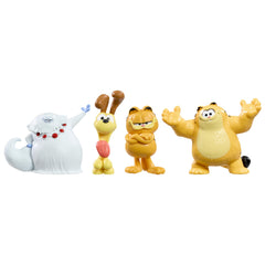 Animagic Garfield gros plan montrant peinture détaillée et expression fidèle