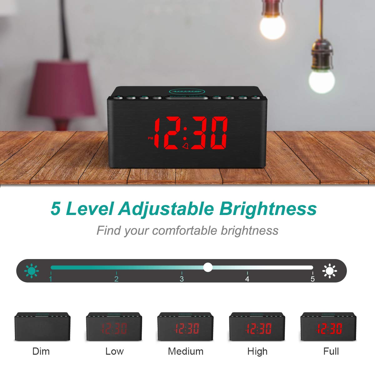 ANJANK boutons de commande, utilisation intuitive et réglages clairs