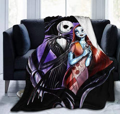 Ankeyoo plaid Nightmare Christmas face imprimée décorative et chaleur instantanée