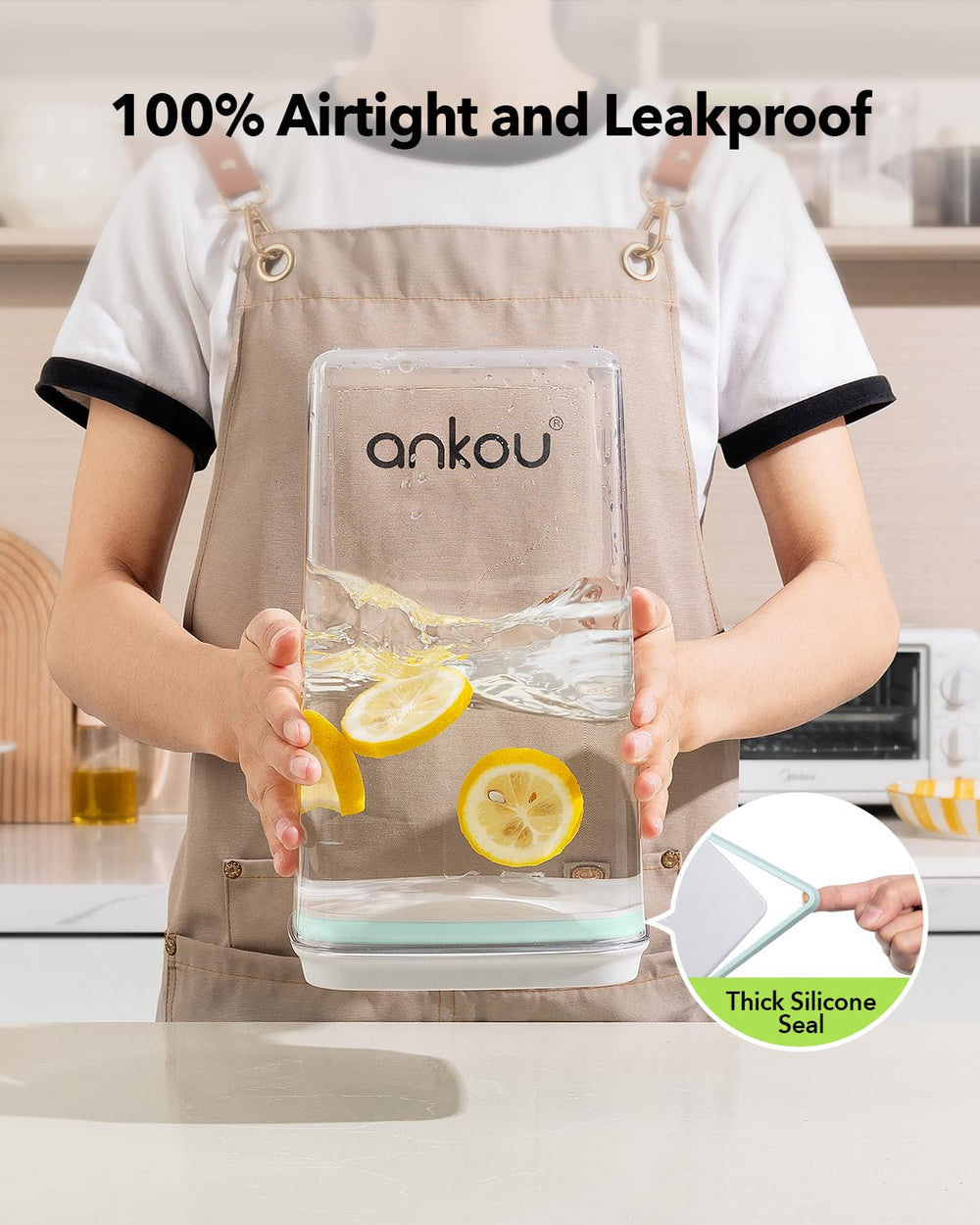 Ankou plastique PET gros plan montrant surface résistante et sûre