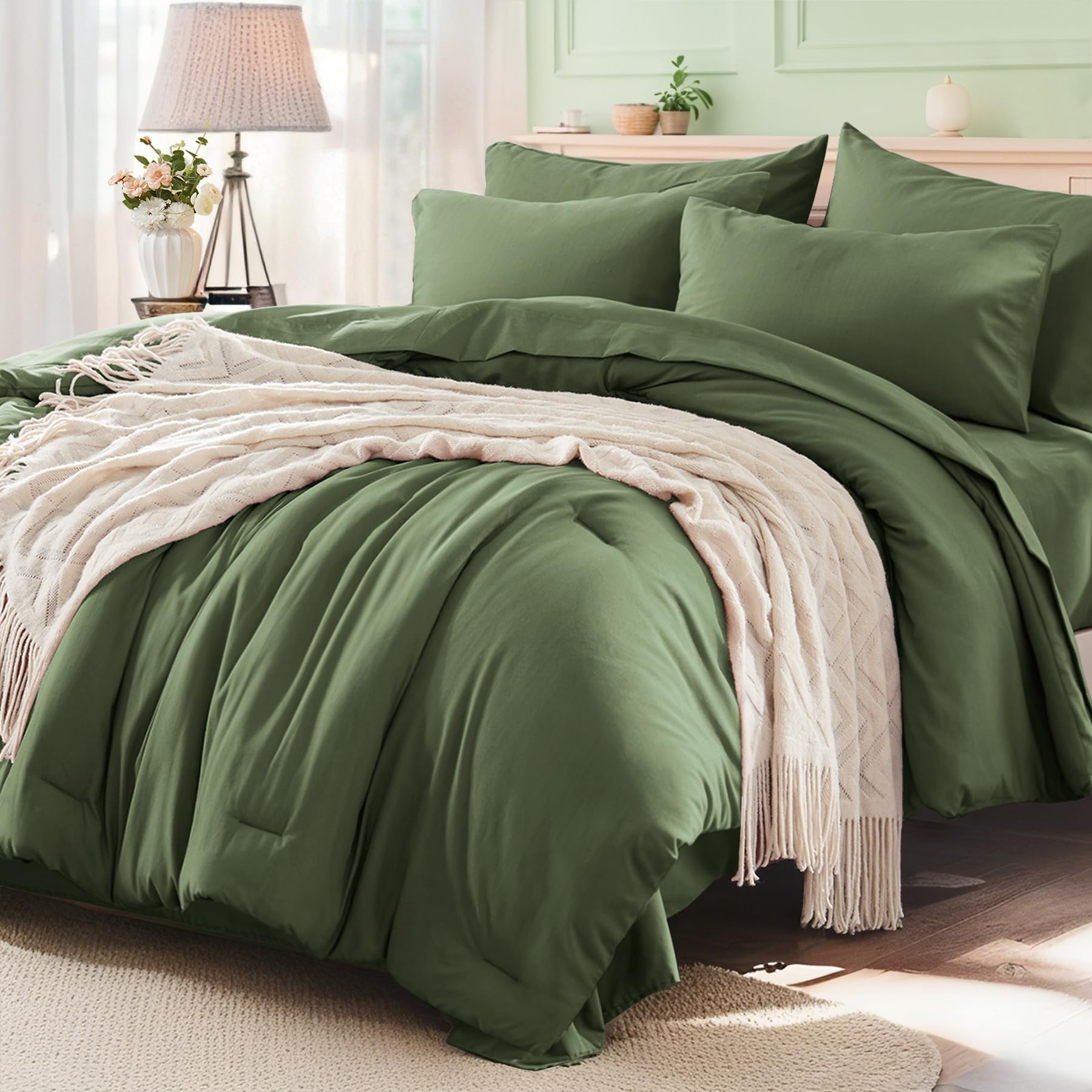 Anluoer couette face ensemble complet, aspect harmonieux et confort immédiat