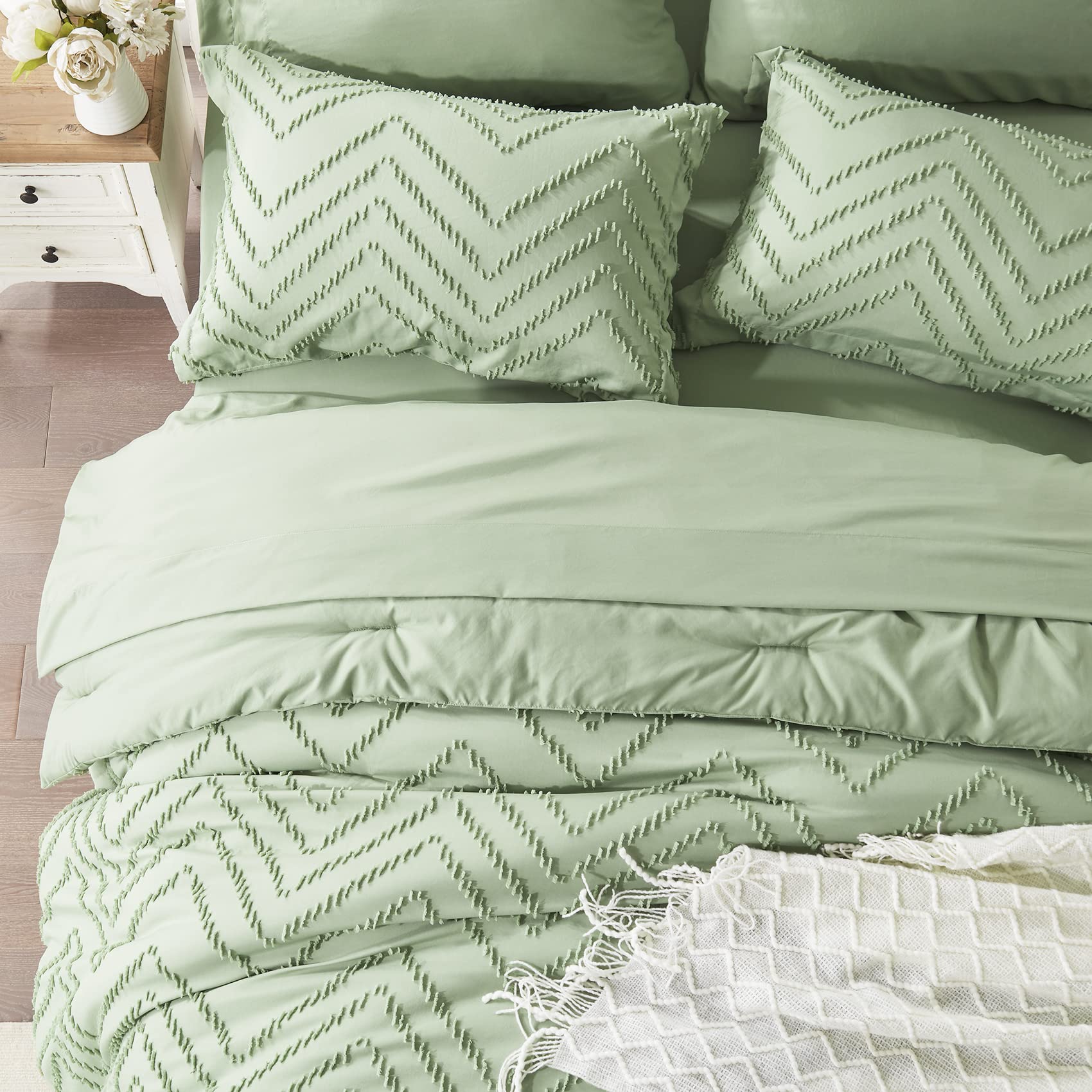 Anluoer drap-housse élastique, maintien sûr pour matelas profonds