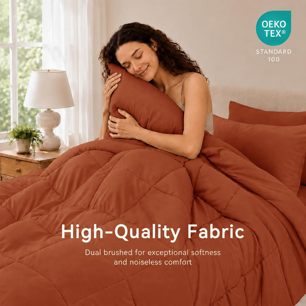 Anluoer édredon plié détail bourre présentant le rembourrage 270 g/m² durable