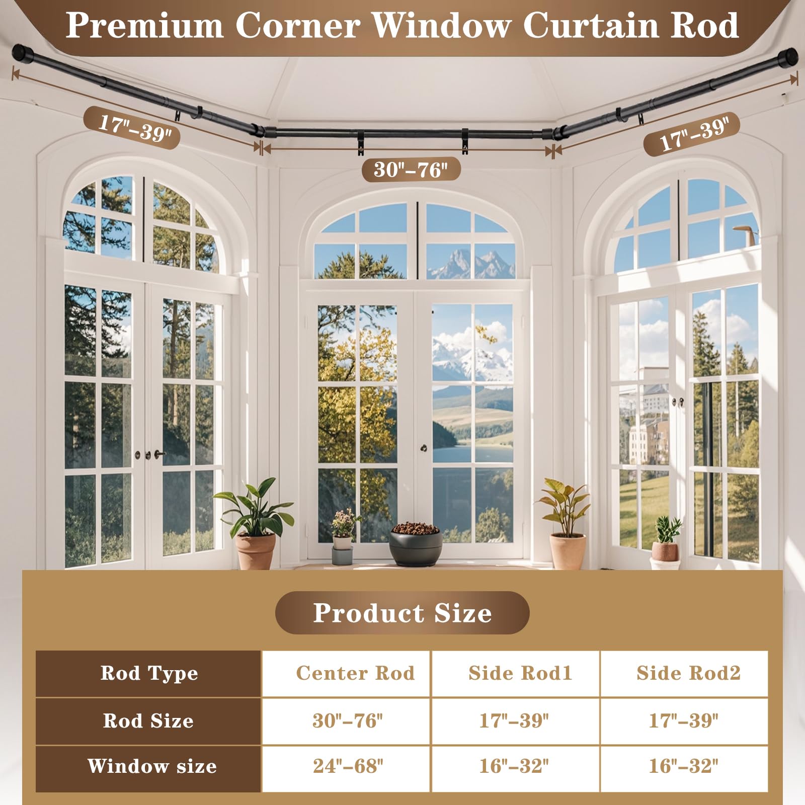 Anndason supports muraux et chevilles fournis pour installation sûre